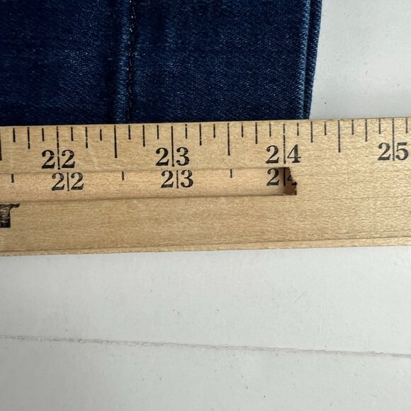 Maeve Jeans Women's 30x24 Colette Wide Leg High Rise Crop Dark Blue Denim Tag 30 - Picture 12 of 16